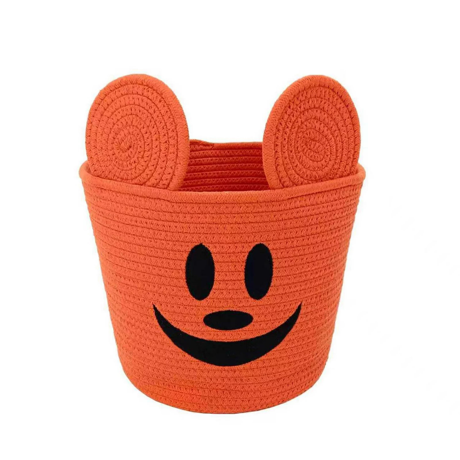 Disney's Mickey Mouse Pumpkin Face Braided Basket by The Big One®, Jaffa Orange | Kohl's