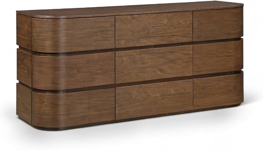 Meridian Furniture 859Brown-D Annalise Collection Mid-Century Modern Dresser with Rich Brown Fini... | Amazon (US)