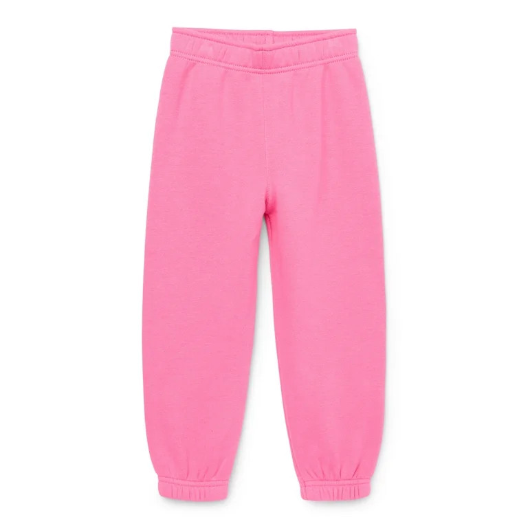 Garanimals Toddler Girl Solid Fleece Joggers, Sizes 2T -5T | Walmart (US)