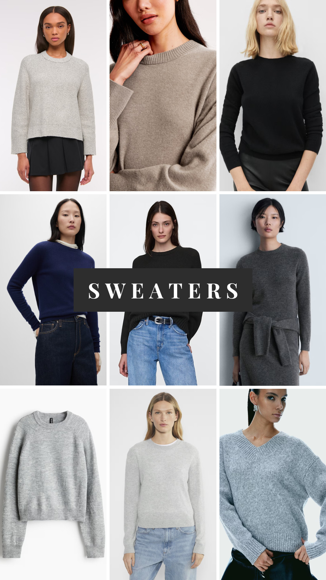 Crew neck sweaters 

 #LTKSeasonal #LTKFindsUnder100 #LTKStyleTip