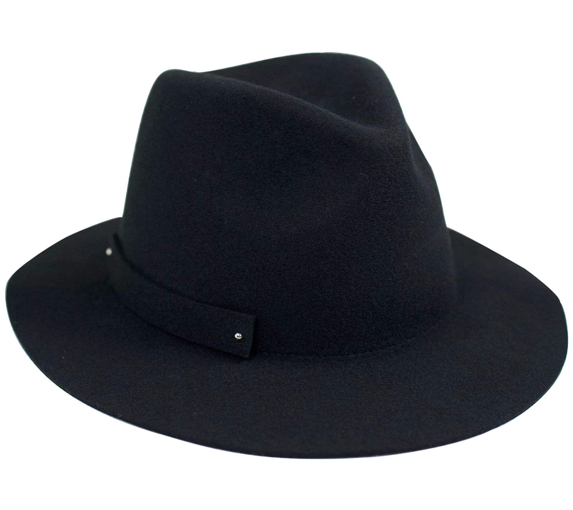 San Diego Hat Co. Women's Packable Wool Felt Fedora - QVC.com | QVC