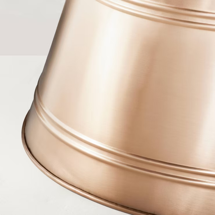 26" Banded Stripe Metal Christmas Tree Collar - Hearth & Hand™ with Magnolia | Target