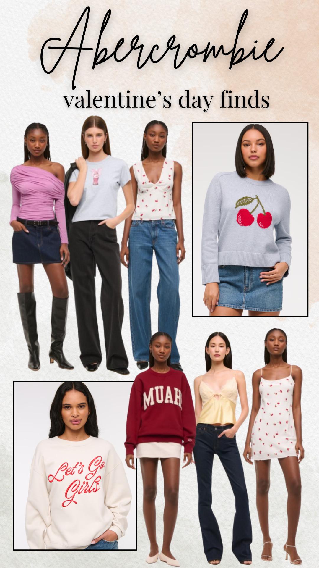 Abercrombie Valentine's Day Finds

ltkfindsunder50 / ltkfindsunder100 / LTKmidsize / ltkplussize / ltkworkwear / abercrombie / Abercrombie finds / Abercrombie sale / valentine's day / valentine's day finds / valentine's day outfit / valentine's day outfits / sweatshirt / valentine's day sweater / valentine's day sweatshirt / sweater / over sized sweatshirt / oversized sweatshirt / slip dress / cherry slip dress / tank top / lace tank top / lace cami / Camisole / cami / cherries / cherry sweater / cherry / sale/ sale alert 

 #LTKGiftGuide #LTKSeasonal #LTKStyleTip
