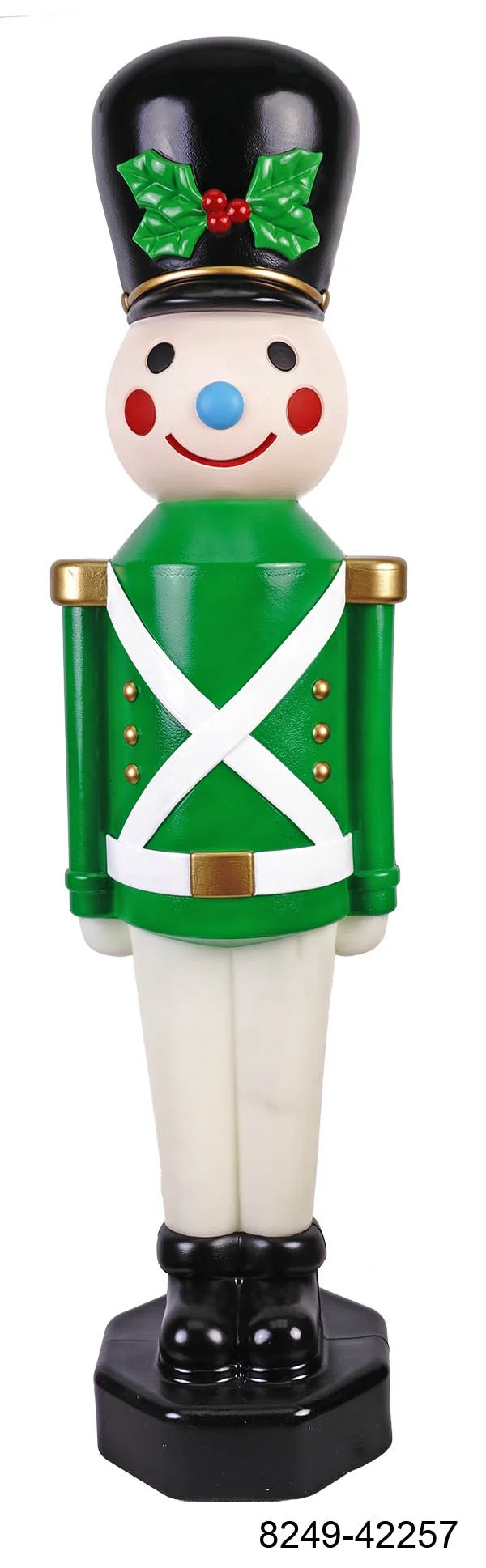 Holiday Time 42 inch Light-up Plastic Green Toy Soldier, Indoor/Outdoor Christmas Decoration - Wa... | Walmart (US)