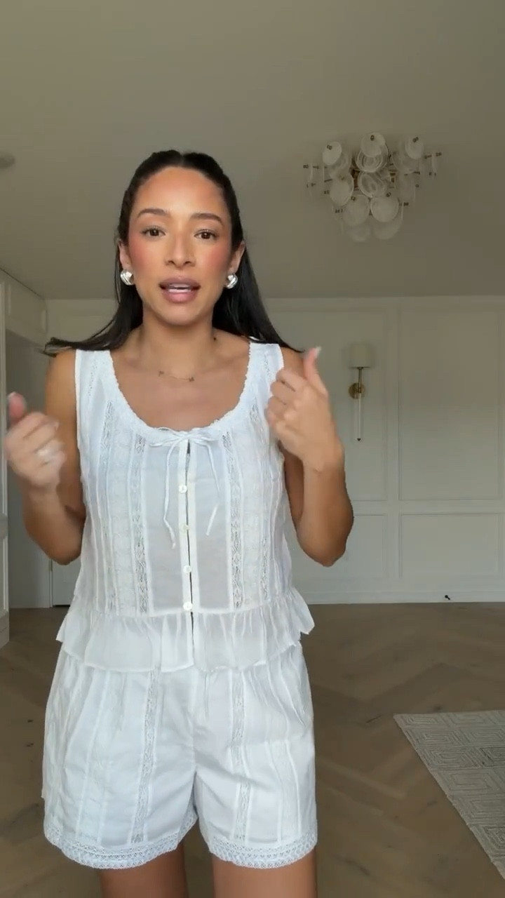 Spring outfit!! Extra 20% OFF orders $125+ with code AF20!! Wearing Small tank, Medium shorts (slightly big), shoes fit TTS 

spring outfit idea, spring break outfit, summer outfit, matching set, linen set, casual outfit, beach vacation outfit 

#LTKSaleAlert #LTKmomlife #LTKSeasonal