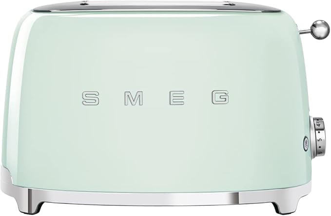 Amazon.com: Smeg TSF01PGUS 50's Retro Style Aesthetic 2 Slice Toaster, Pastel Green: Home & Kitch... | Amazon (US)