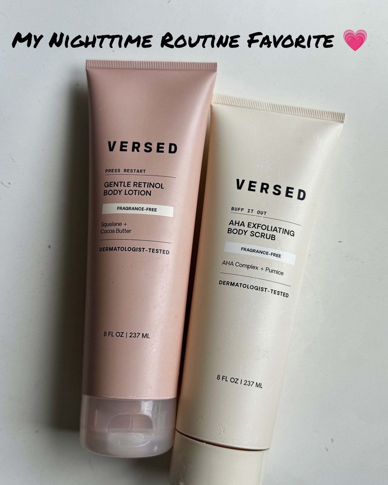 These Versed body care products have earned a permanent spot in my routine. I’ve been using them for a few months, and I love how soft, smooth, and moisturized my skin feels.
@Target 
#beautymusthave #nighttimeroutine

#LTKselfcare #LTKBeauty