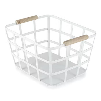 Enchante Metal Rectangular Decorative Storage Bin | JCPenney