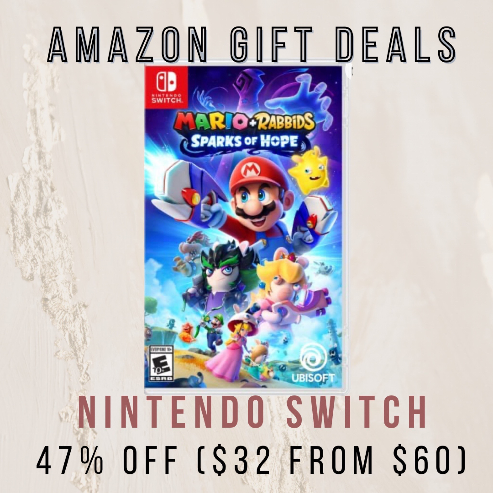 Great deal!!

#nintendo #mario #switch #videogames #amazongifts #presents #christmasgifts #kids #adults #mensgifts #kidsgifts

#quickshipping #moms #amazonprime #amazon #forher #cybermonday #giftguide #holidaydress #kneehighboots #loungeset #thanksgiving #walmart #target #macys #academy #under40
#under50 #fallfaves #christmas #winteroutfits #holidays #coldweather #transition #rustichomedecor #cruise #highheels #pumps #blockheels #clogs #mules #midi #maxi #dresses #skirts #croppedtops #everydayoutfits #livingroom #highwaisted #denim #jeans #distressed #momjeans #paperbag #opalhouse #threshold #anewday #knoxrose #mainstay #costway #universalthread #garland 
#boho #bohochic #farmhouse #modern #contemporary #beautymusthaves 
#amazon #amazonfallfaves #amazonstyle #targetstyle #nordstrom #nordstromrack #etsy #revolve #shein #walmart #halloweendecor #halloween #dinningroom #bedroom #livingroom #king #queen #kids #bestofbeauty #perfume #earrings #gold #jewelry #luxury #designer #blazer #lipstick #giftguide #fedora #photoshoot #outfits #collages #homedecor

 #LTKfamily #LTKcurves #LTKfit #LTKbeauty #LTKhome #LTKstyletip #LTKunder100 #LTKsalealert #LTKtravel #LTKunder50 #LTKhome #LTKsalealert #LTKunder50

#LTKGiftGuide #LTKsalealert #LTKkids