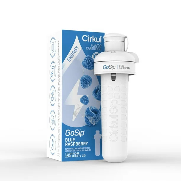 CirkulCirkul GoSip Blue Raspberry Flavor Cartridge, Drink Mix, 1-PackUSD$3.74(4.5)4.5 stars out o... | Walmart (US)
