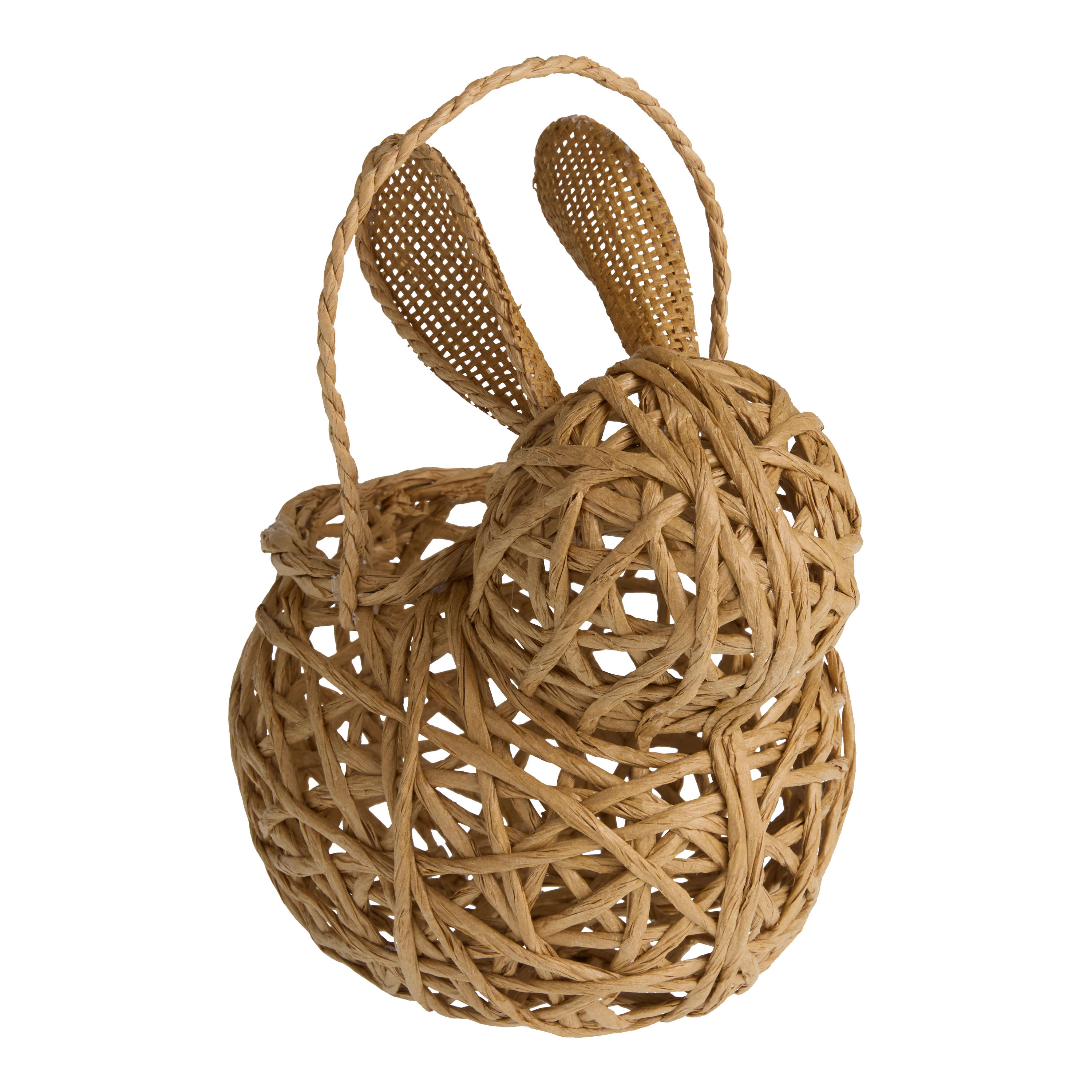 Paper Rope Easter Bunny Figural Gift Basket | World Market