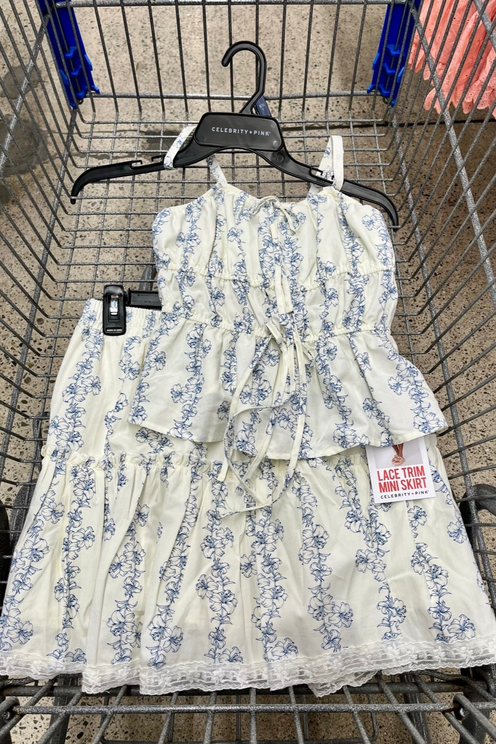 Pretty white floral top and matching mini skirt at Walmart. 

Summer outfits, country concert outfits, resort wear 2026, concert outfits, bachelorette party, bridal shower, bachelorette weekend, honeymoon packing, date night outfit, engagement photo shoot.

#LTKWedding #LTKSeasonal #LTKTravel