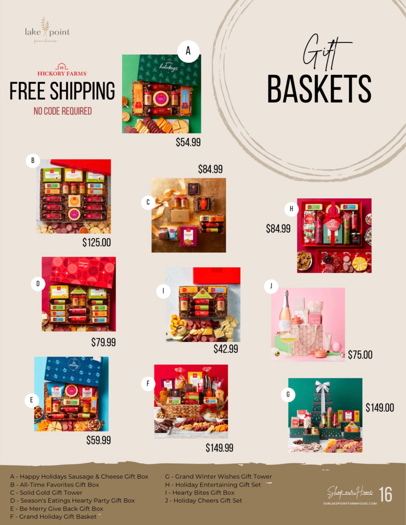 16 | Gift Baskets

Welcome to Our Lake Point Farmhouse’s Holiday Gift Guide! Here you can find the best sales and holiday gift finds this year! 

You get a gift basket…. And you get a gift basket!

#LTKSeasonal #LTKGiftGuide #LTKHoliday