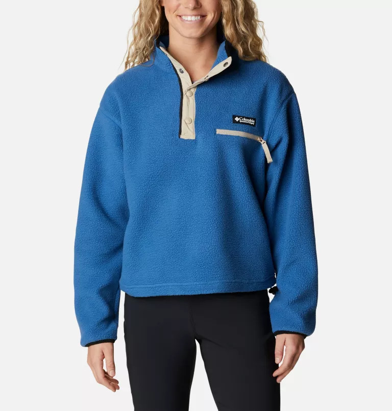 Women's Helvetia™ Cropped Half Snap Fleece Pullover | Columbia Sportswear