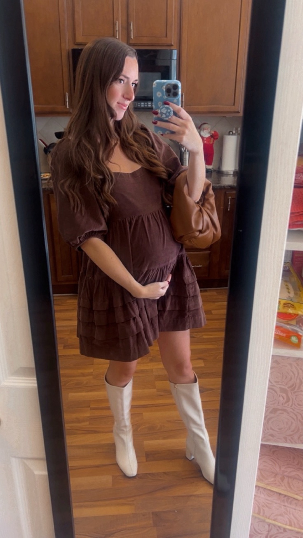 The perf maternity dress for your Thanksgiving dinner 🤎 Everything at American Eagle & Aerie is 25% off today if use use the coupon FALL25! Hurry this dress is selling out and there’s so many cute colors for thanksgiving 🦃

#LTKBump #LTKSaleAlert #LTKCyberWeek