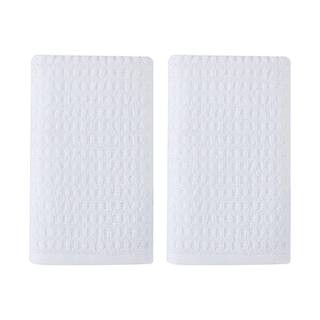 Northern Pacific 2-Piece White Cotton Hand Towel Set | The Home Depot
