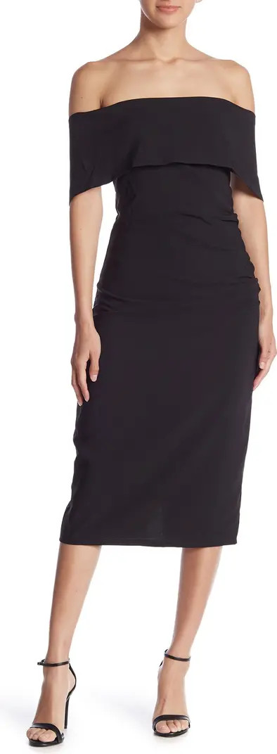 Off the Shoulder Midi Dress | Nordstrom Rack