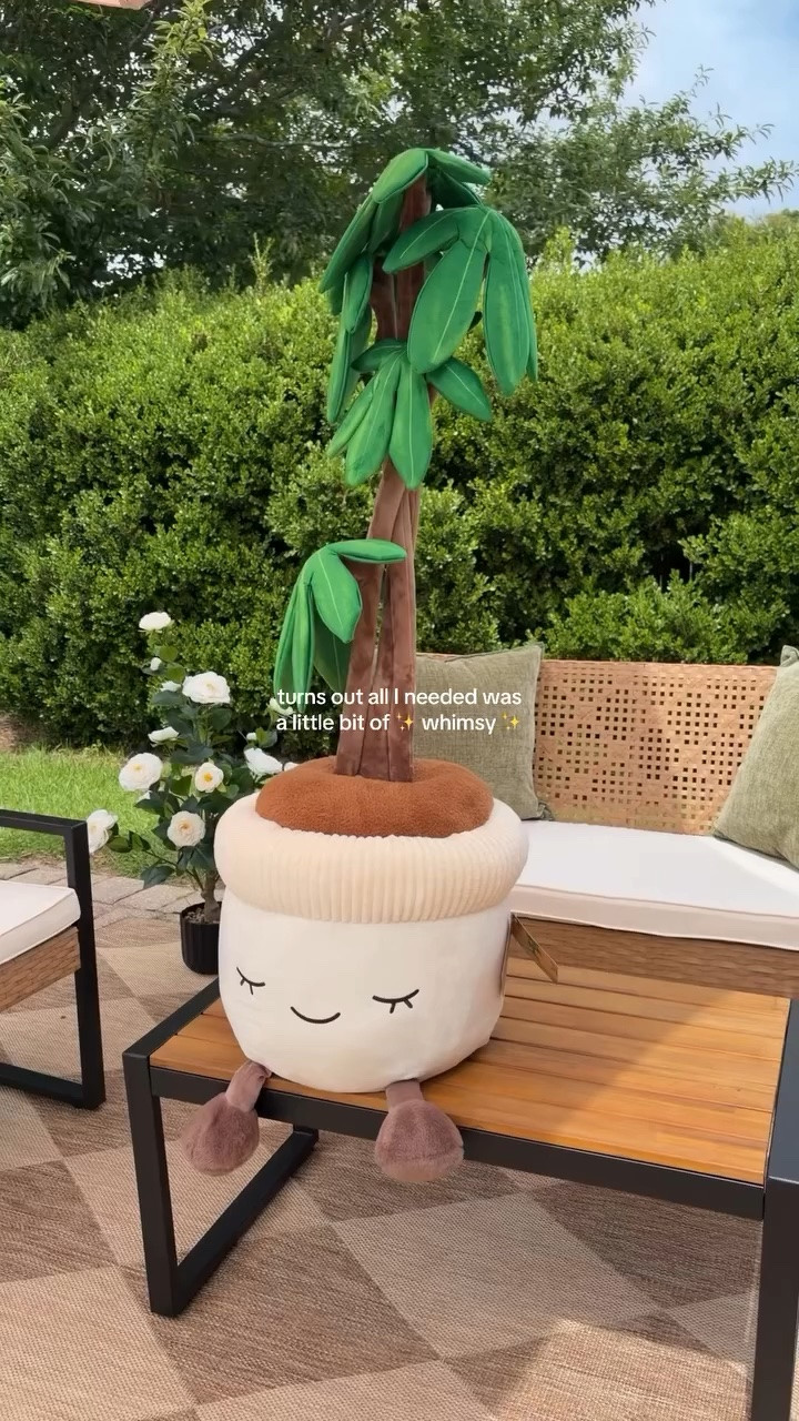 Say “shop” and I’ll send the details! 🩷

The cutest little tree that I ever did see 🥹 @jazwares #plantplushies #plushies
#dopaminedecor