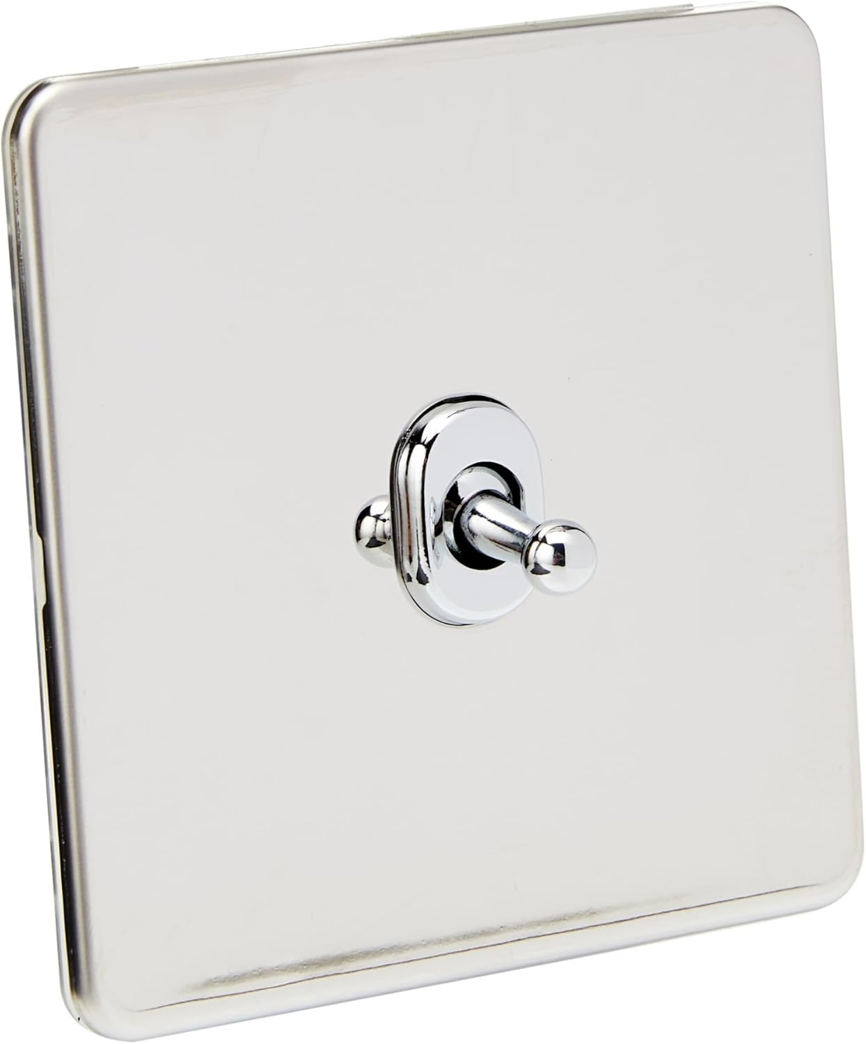 Knightsbridge Screwless 10A 1G 2-Way Toggle Switch - Polished Chrome | Amazon (US)