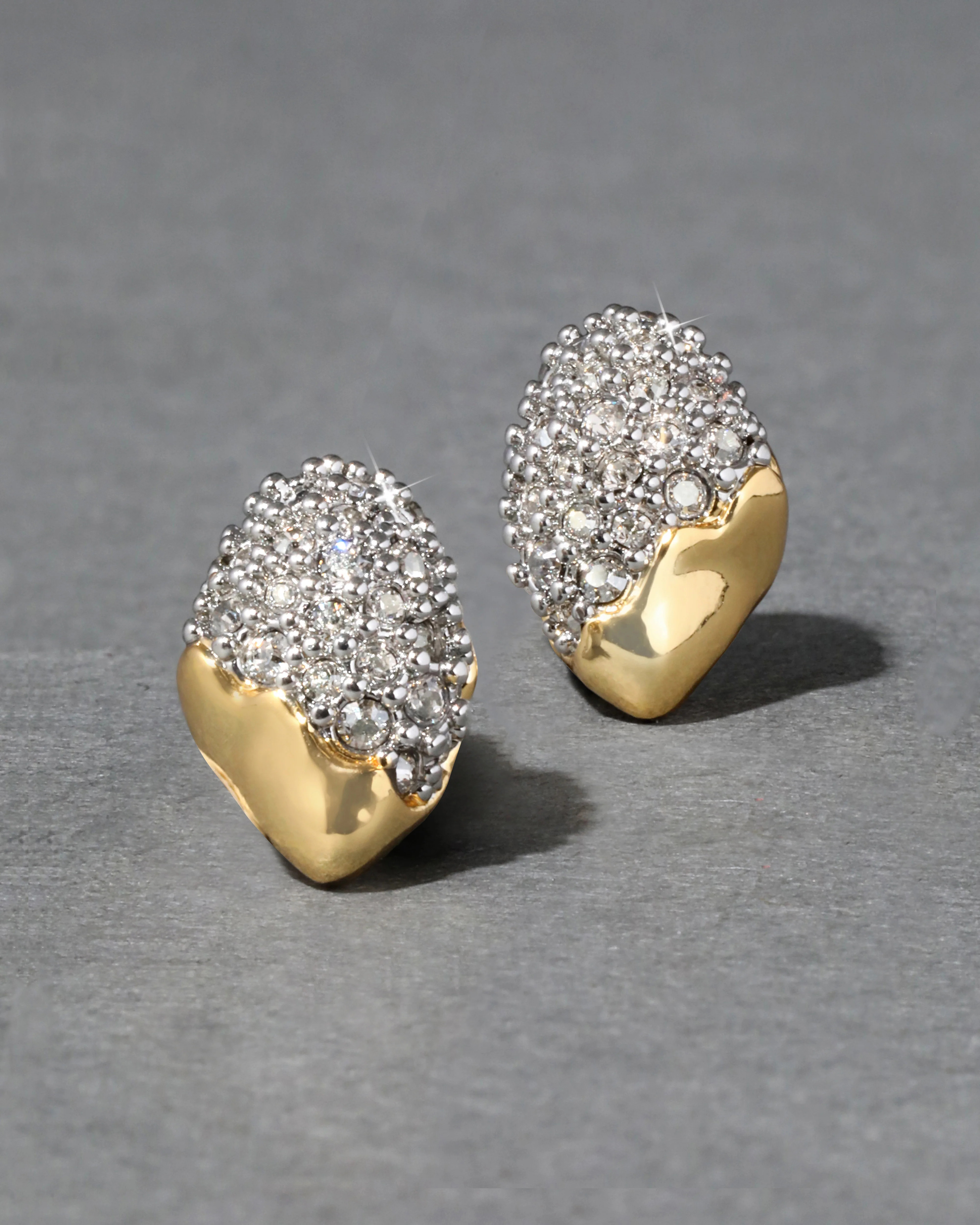 Solanales Crystal Tiny Pebble Stud Earring | Alexis Bittar | Alexis Bittar