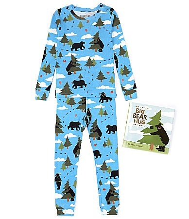 Books To Bed LittleBig Boys 2-10 Big Bear Hug 2-Piece Pajama and Book Set - 5 | Dillard's