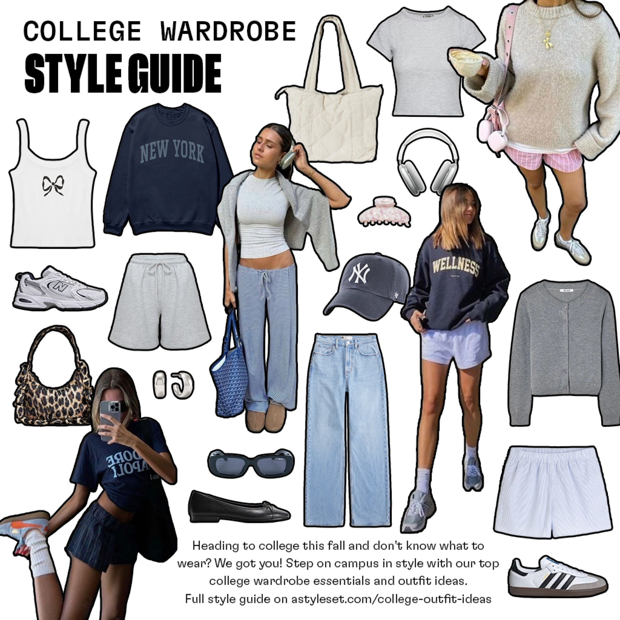 our college style guide ❤️‍🔥 full guide with links to shop on astyleset.com/college-outfit-ideas

Heading to college this fall and don’t know what to wear? We got you! Here are our top college wardrobe essentials and outfit ideas, so that your closet will be one less thing you need to worry about this semester 

#collegeoutfits #collegefashion #backtoschool #outfitinspo

#LTKStyleTip #LTKBacktoSchool