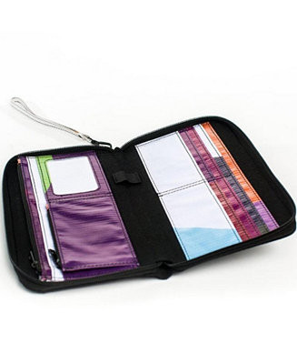 Men's Earth Wallet Travel Edition, Black (Recycled Plastic Bottle Series) | Macy's