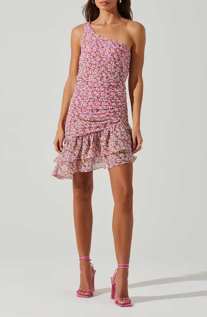 ASTR the Label Darline One-Shoulder Minidress | Nordstromrack | Nordstrom Rack