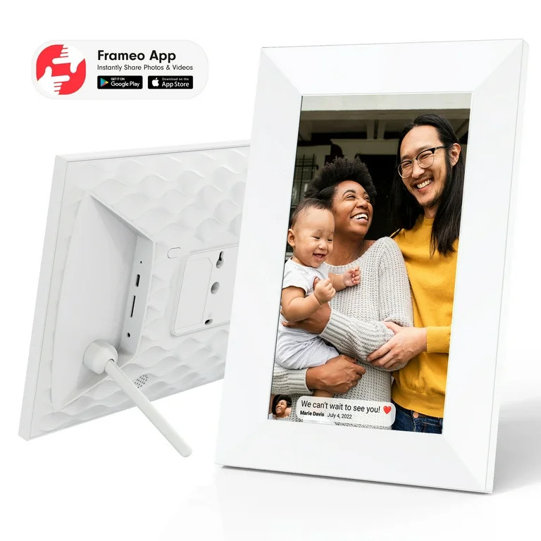 ONN 10” Wi-Fi Digital Picture Frame | Send Photos & Videos Instantly via the Free Frameo App, 1... | Walmart (US)