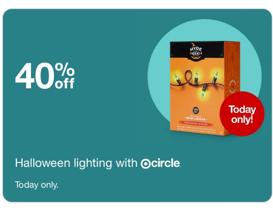 Halloween lights at 40% off 


#LTKHalloween #LTKSeasonal #LTKSaleAlert