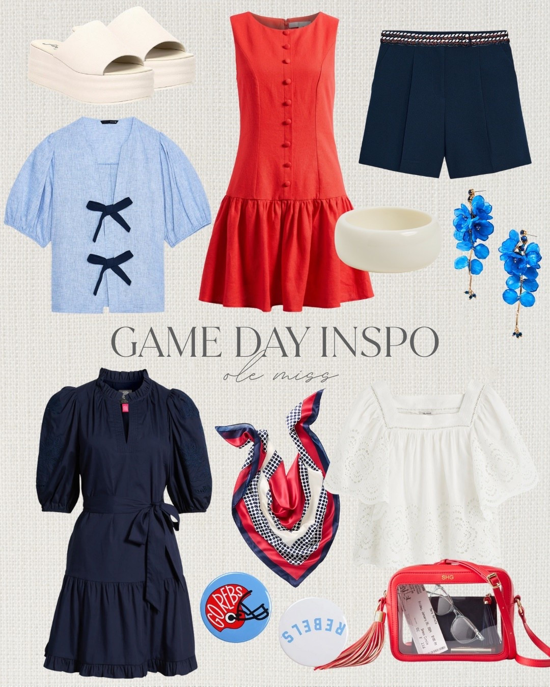 That red dress! 😍 Obsessed with these game day picks!

Loverly Grey, Ole miss, game day outfit, game day looks, ole miss game day 

#LTKSeasonal #LTKStyleTip