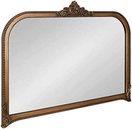 Kate and Laurel Hubanks Vintage Decorative Wide Arched Mirror; 40 x 30; Gold; Large Antique State... | Amazon (US)