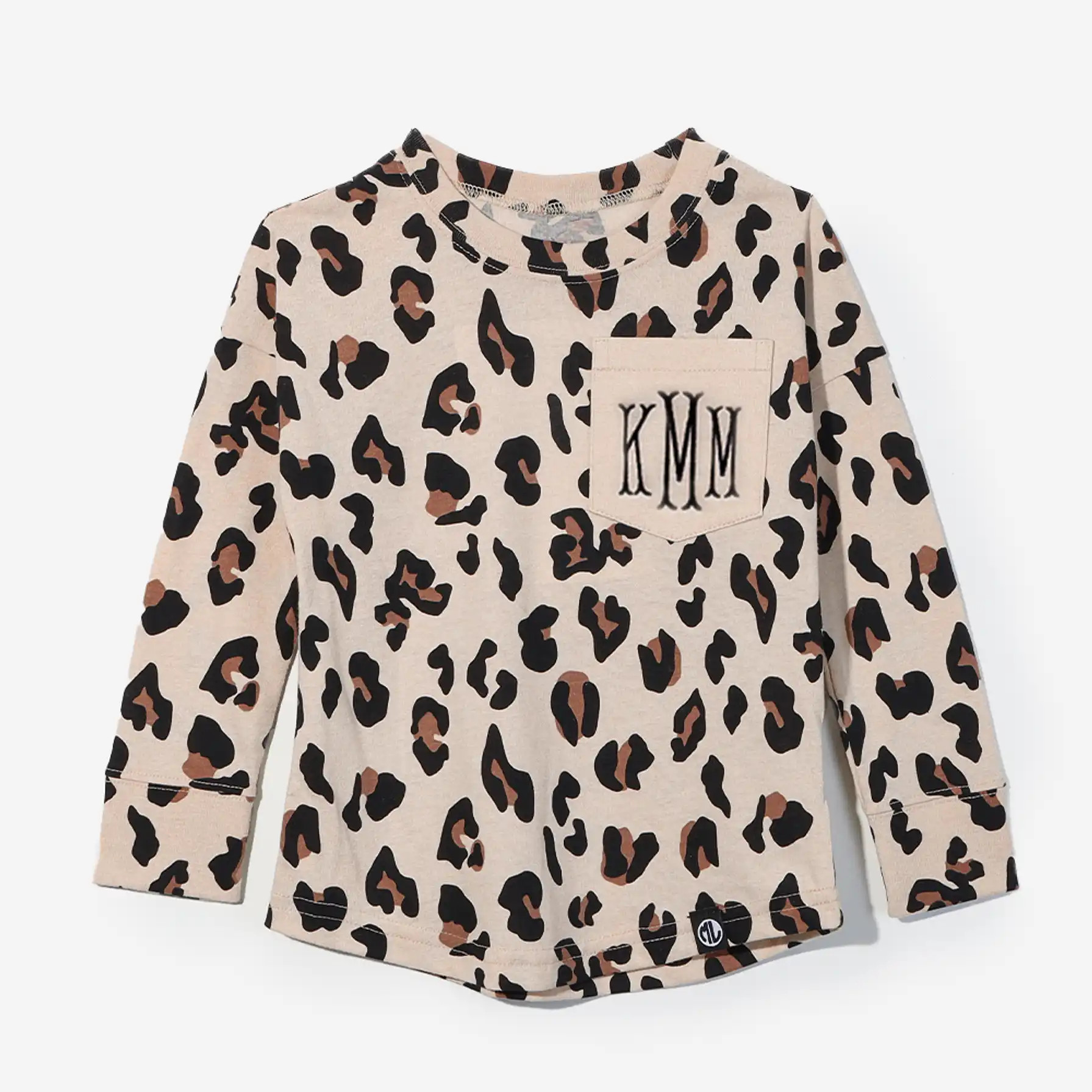 Monogrammed Kids Long Sleeve Shirt | Marleylilly