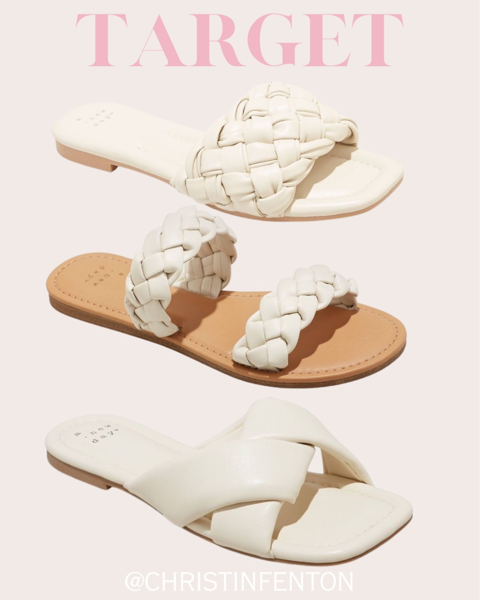 Target fashion finds! Found it at Target! Target Style & Fashion Finds 🤍 Summer sandals, spring sandals, summer heels, wedding guest shoes, summer slides, neutral sandals, neutral slides, earrings, necklaces, dresses, jeans, sneakers, swimsuits. Click the products below to shop! Follow along @christinfenton for the latest shoe finds & sales! @shop.ltk #liketkit #targetfinds #founditattarget 🥰 So excited you are here with me shopping! 🤍 XoX Christin   #LTKstyletip #LTKsalealert #LTKshoecrush #LTKcurves #LTKitbag #LTKworkwear #LTKwedding #LTKunder50 #LTKunder100 #LTKbeauty #LTKfamily #LTKfit #LTKtravel #LTKSeasonal 