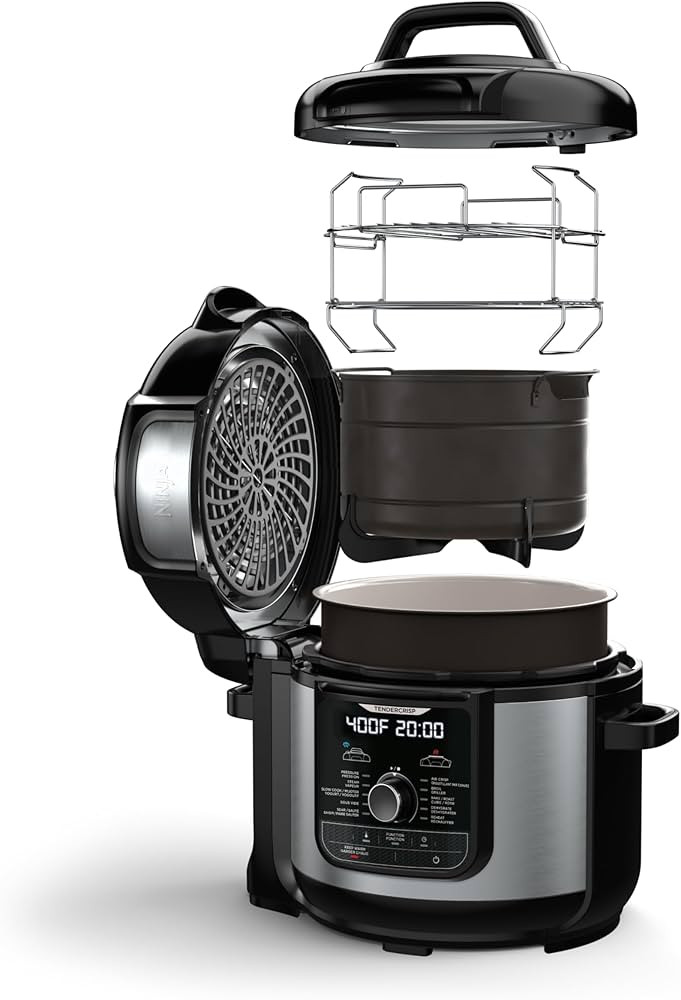 Ninja FD401 LP3 Foodi 12-in-1 Deluxe XL 8 qt. Pressure Cooker & Air Fryer that Steams, Slow Cooks... | Amazon (US)