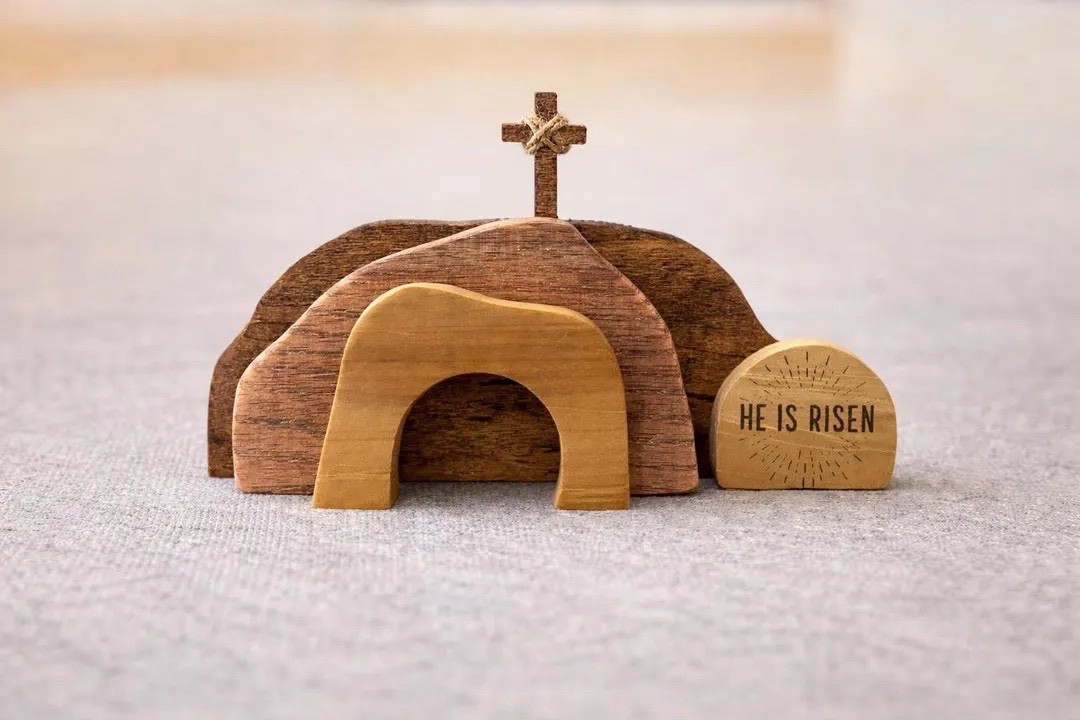 So beautifully made! Empty Tomb Easter Resurrection Display from Etsy! #LTKHome #LTKSeasonal 



Easter decor, He is risen, spring decor, Christian decor, religious Easter decor 

#LTKSpringSale #LTKspring #LTKspringtrends