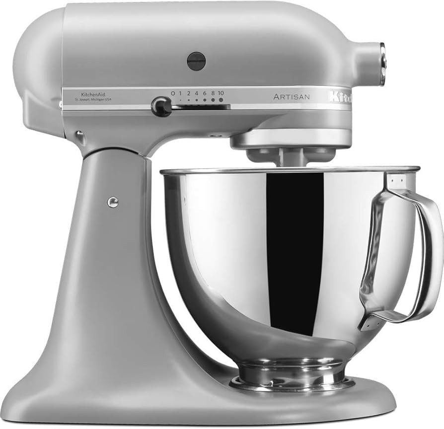 Kitchenaid Artisan 4.8L Stand Mixer Matte Grey 5KSM125BFG | Amazon (UK)
