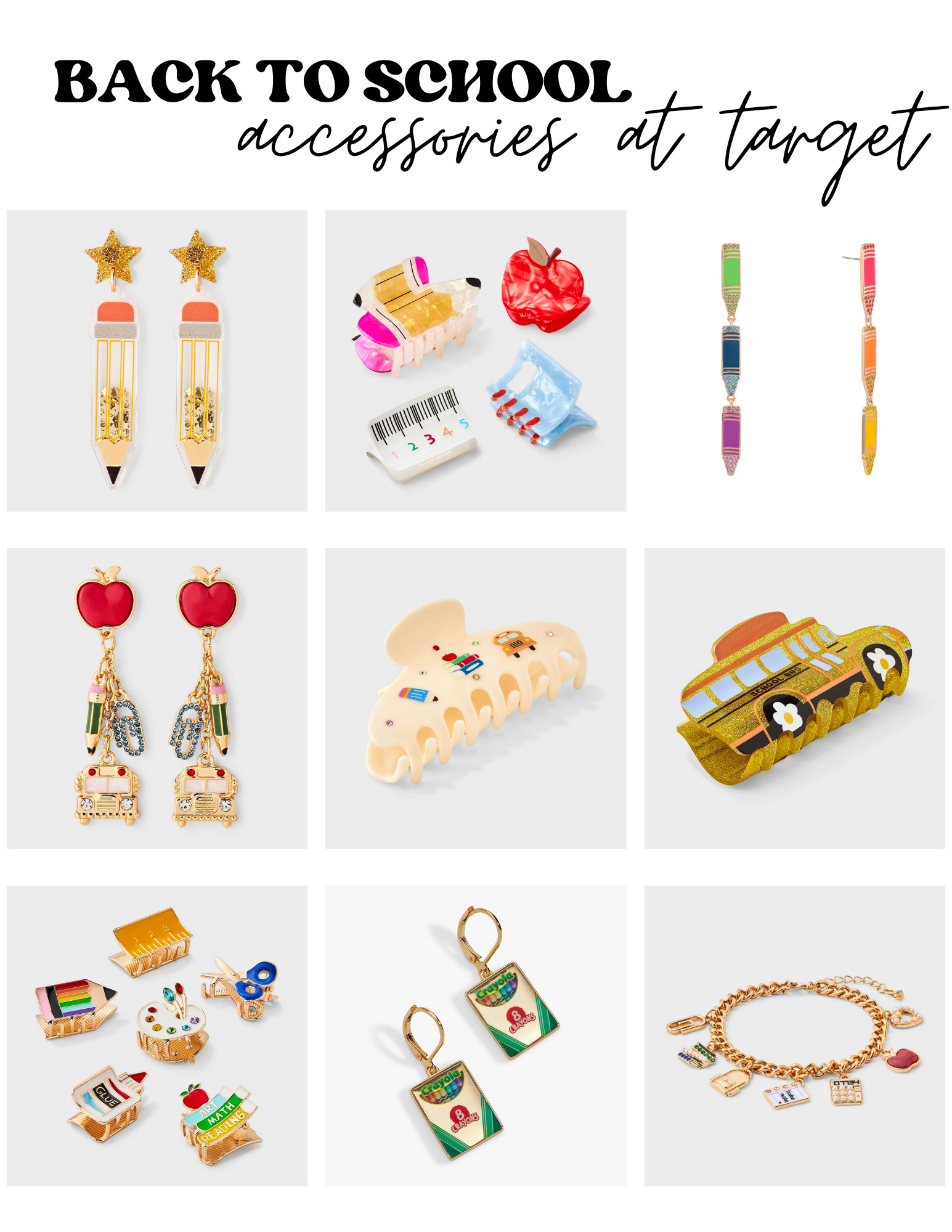 back to school accessories 

 