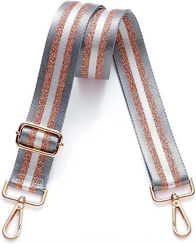 Purse Strap Replacement Crossbody Wide Shoulder Strap Adjustable Canvas Straps Handbag Strap Repl... | Amazon (US)