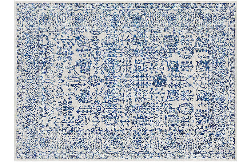 Wright Rug, Dark Blue | One Kings Lane