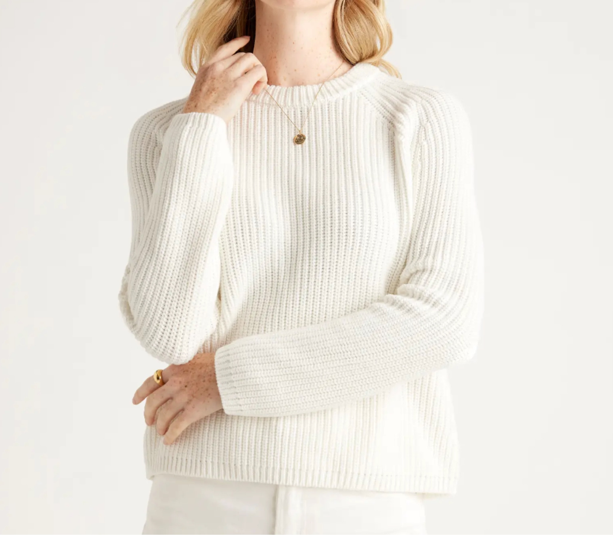 Quince: 100% Organic Cotton Fisherman Crew Sweater

#LTKSeasonal #LTKstyletip #LTKunder50