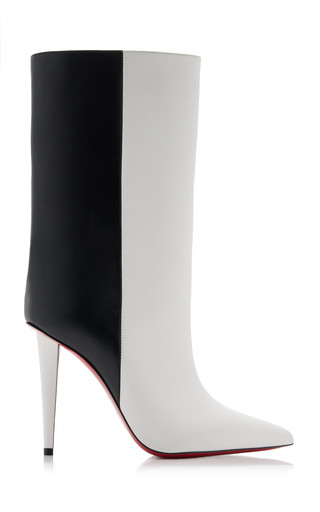 Astrilarge 100mm Two-Tone Leather Ankle Boots | Moda Operandi (Global)