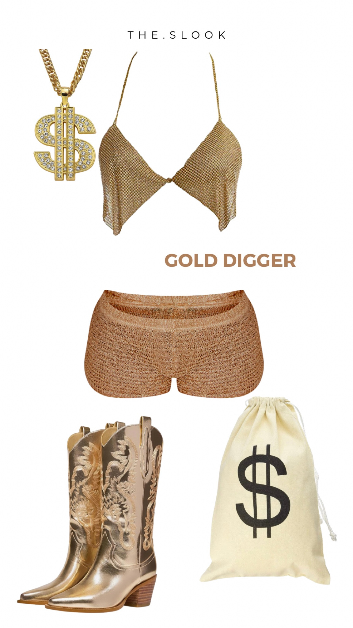 GOLD DIGGER HALLOWEEN COSTUME 💰 

#LTKSeasonal #LTKFallSale #LTKParties