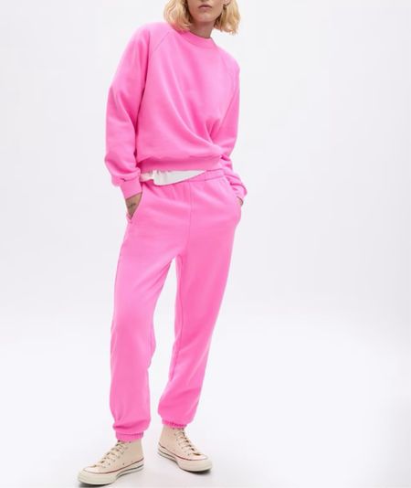 Matching vintage sweatsuits | gap | hot pink | casual wear #gap #sweatpants #ltkstyle #holidaygifts #casual #ltkgiftguide

#LTKstyletip #LTKfindsunder100 #LTKover40