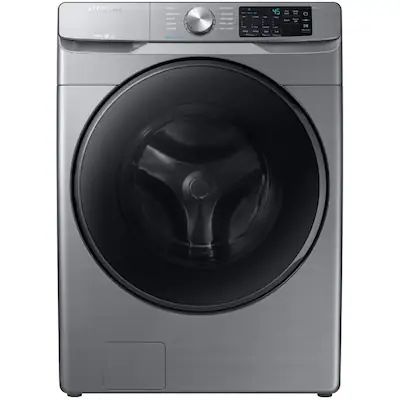 Samsung 4.5-cu ft High Efficiency Stackable Steam Cycle Front-Load Washer (Platinum) ENERGY STAR ... | Lowe's