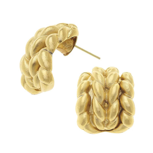Braided Cuff Hoops | Susan Shaw