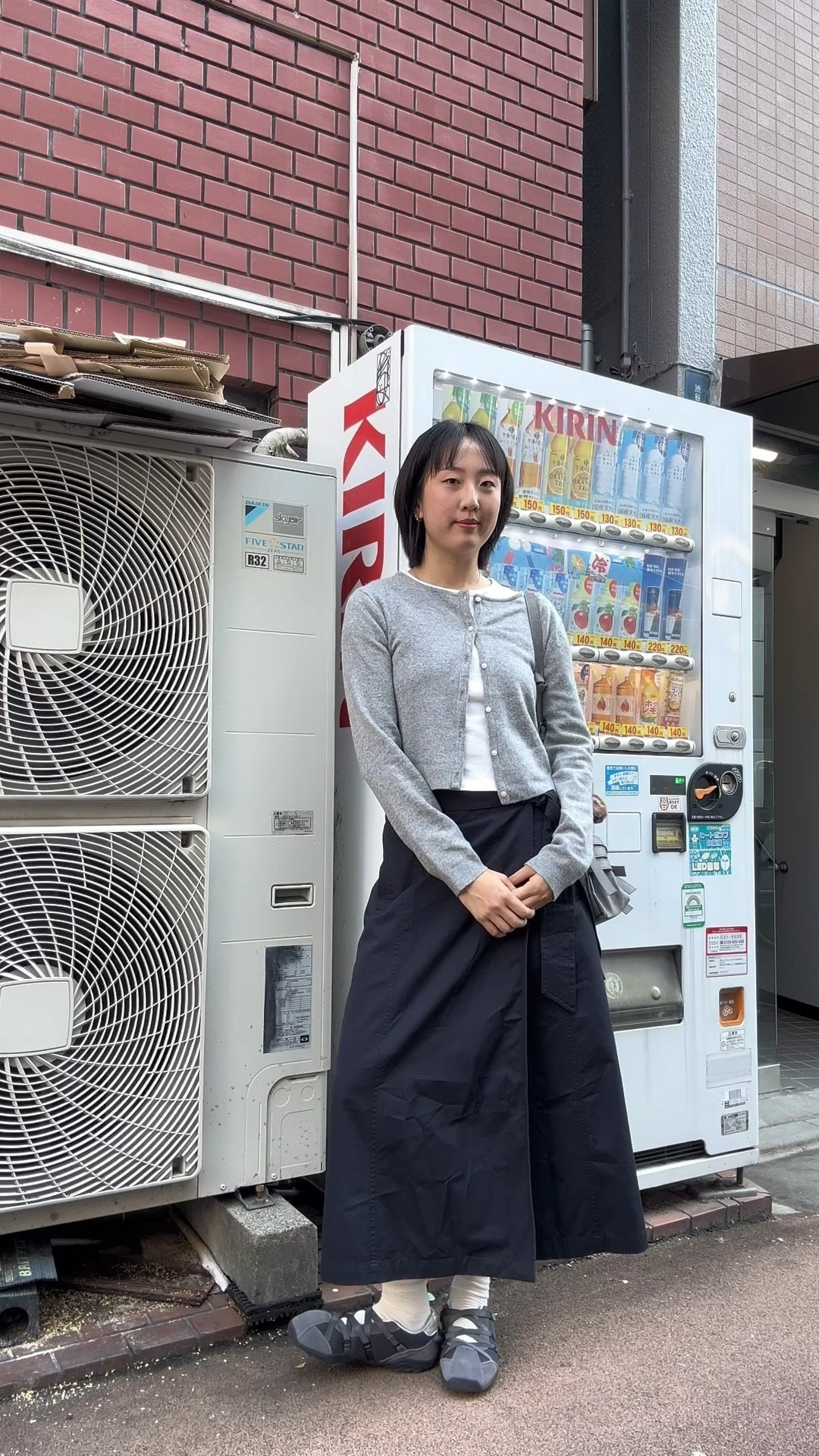 my all time favorite cardigan!!! even after it shrunk in the wash… I cannot live without her 💔💔 
shoes are rockfish weatherwear, tshirt is my all time fave Glowny baby tee, skirt is uniqlo:C, bag samo ondoh

#LTKSpringSale #LTKSeasonal