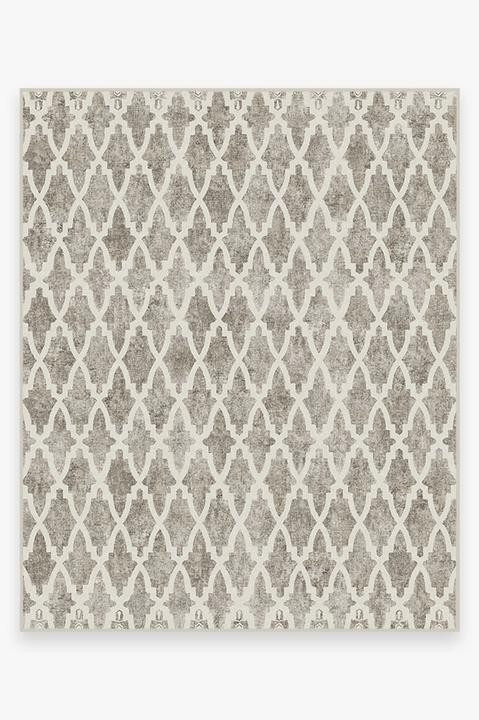Soraya Trellis Ash Grey Rug | Ruggable