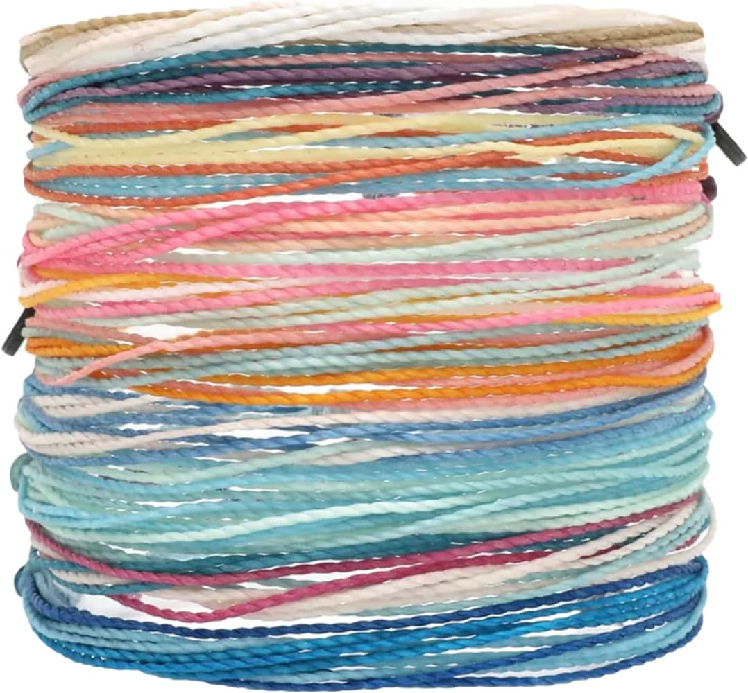 Pura Vida Bracelets Pack Friendship Bracelet Pack - Set of 10 Stackable Bracelets for Women, Hand... | Amazon (US)