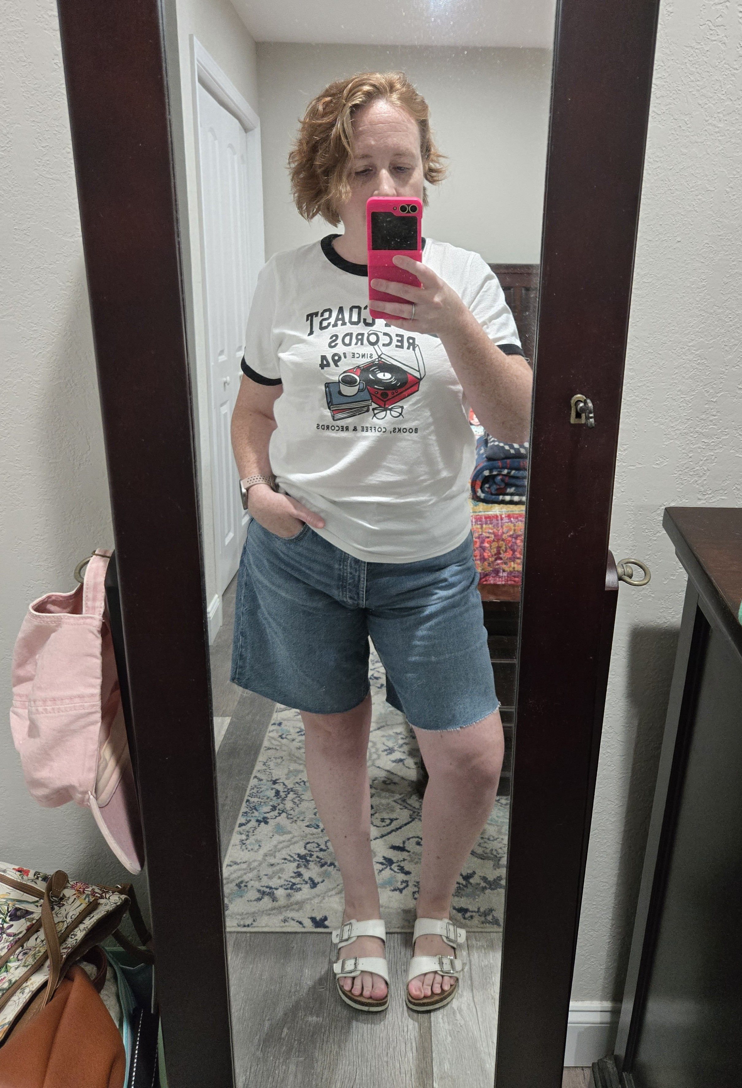 Who knew I'd love the long, baggy shorts look so much I'd buy two pair? 

 #LTKootd #LTKPetite